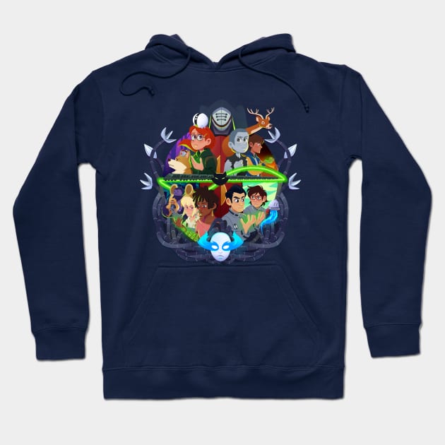 Infinity Train Books Hoodie by Wear S Blue!